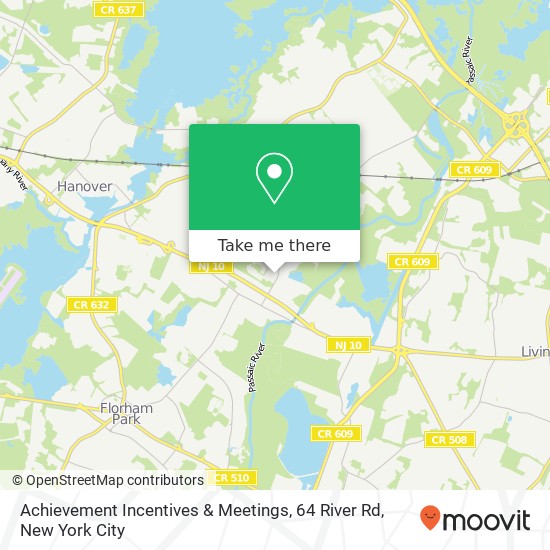 Achievement Incentives & Meetings, 64 River Rd map