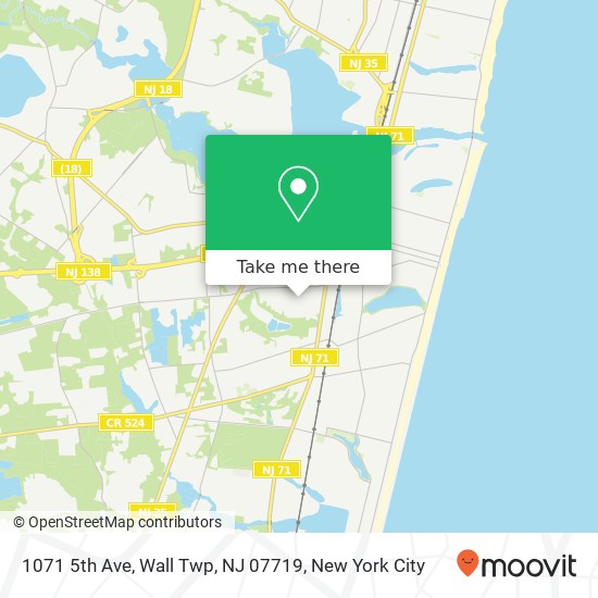 1071 5th Ave, Wall Twp, NJ 07719 map
