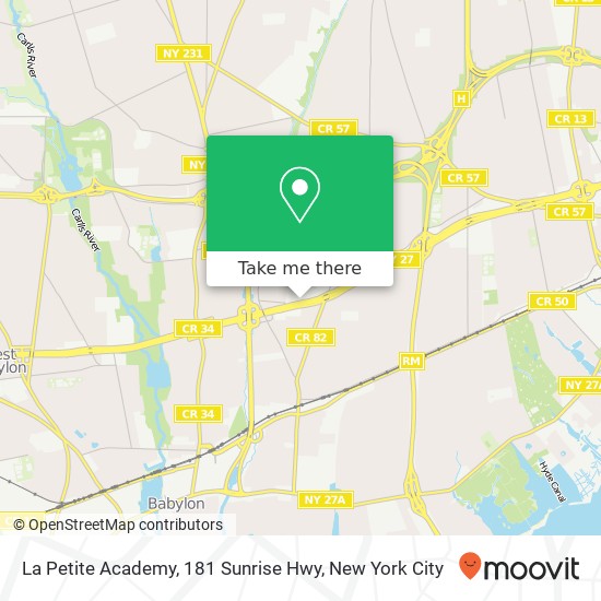 La Petite Academy, 181 Sunrise Hwy map