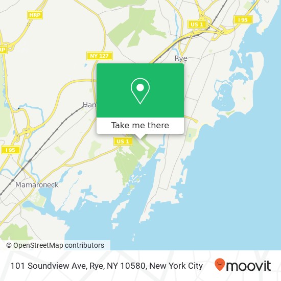 101 Soundview Ave, Rye, NY 10580 map