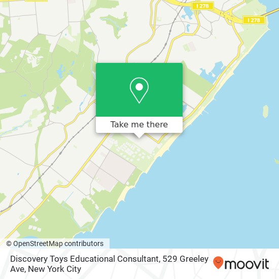 Mapa de Discovery Toys Educational Consultant, 529 Greeley Ave