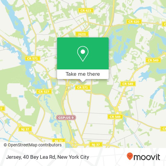 Jersey, 40 Bey Lea Rd map