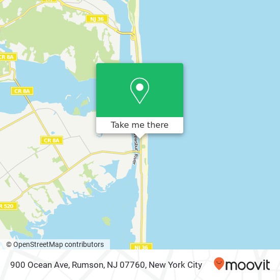 900 Ocean Ave, Rumson, NJ 07760 map