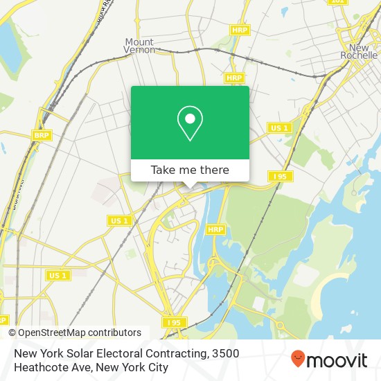 New York Solar Electoral Contracting, 3500 Heathcote Ave map