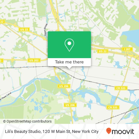 Lili's Beauty Studio, 120 W Main St map