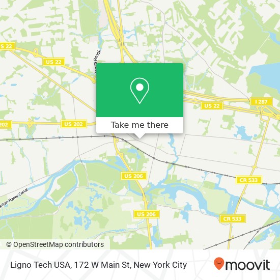 Mapa de Ligno Tech USA, 172 W Main St