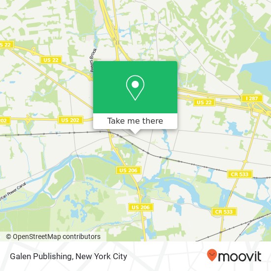 Galen Publishing map