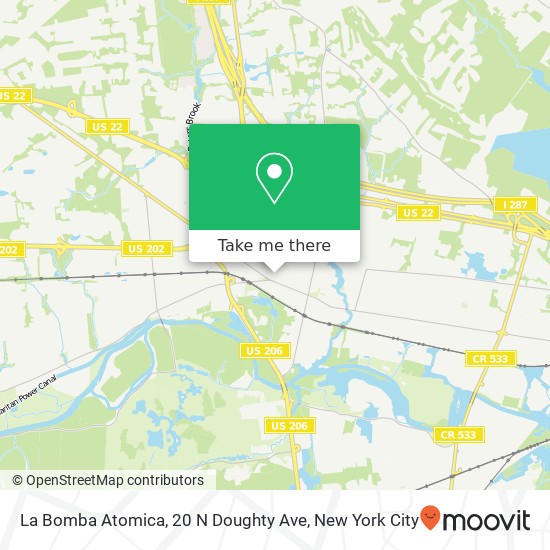 La Bomba Atomica, 20 N Doughty Ave map