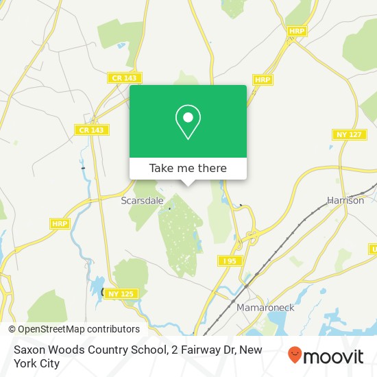 Mapa de Saxon Woods Country School, 2 Fairway Dr