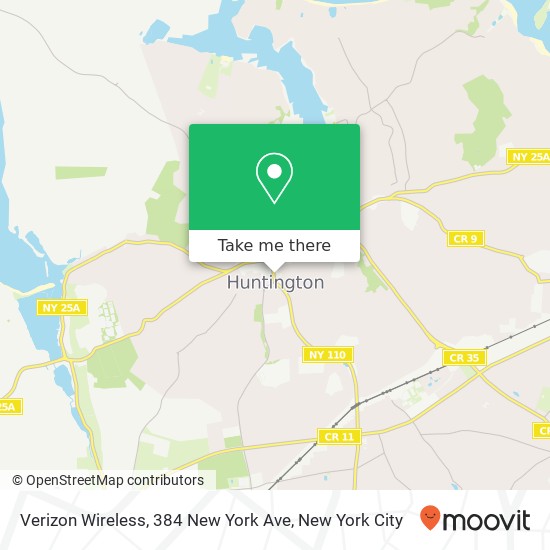 Verizon Wireless, 384 New York Ave map