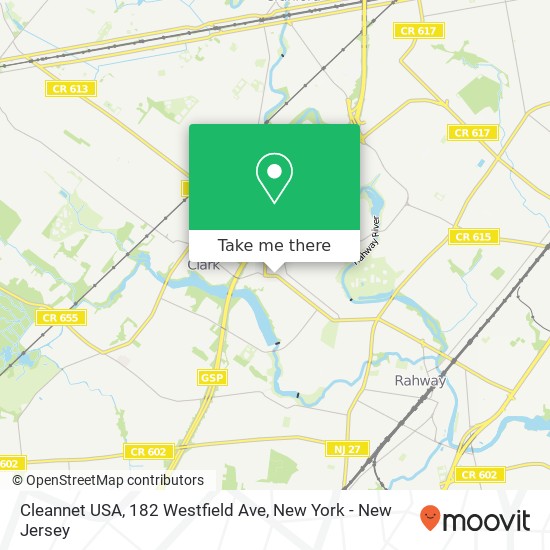Mapa de Cleannet USA, 182 Westfield Ave