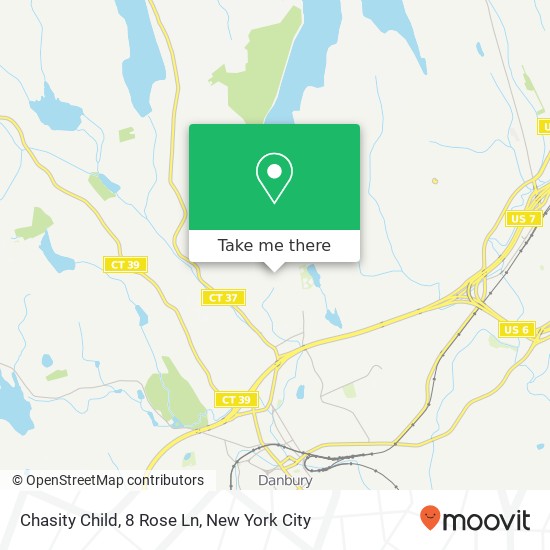Mapa de Chasity Child, 8 Rose Ln