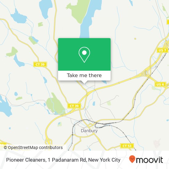 Pioneer Cleaners, 1 Padanaram Rd map