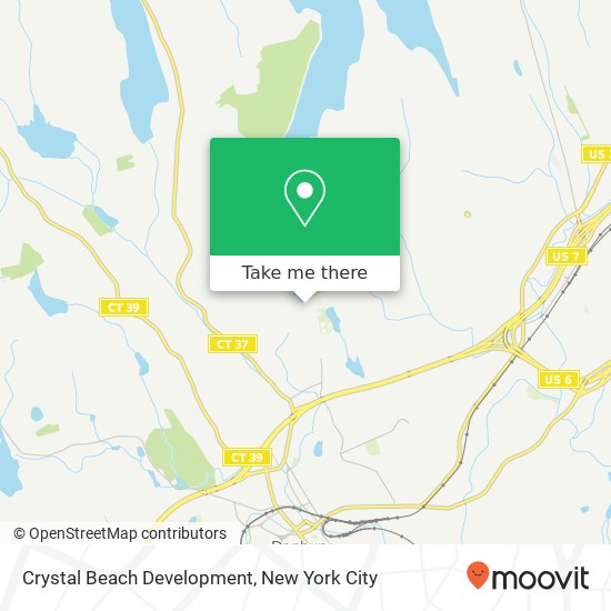 Crystal Beach Development map