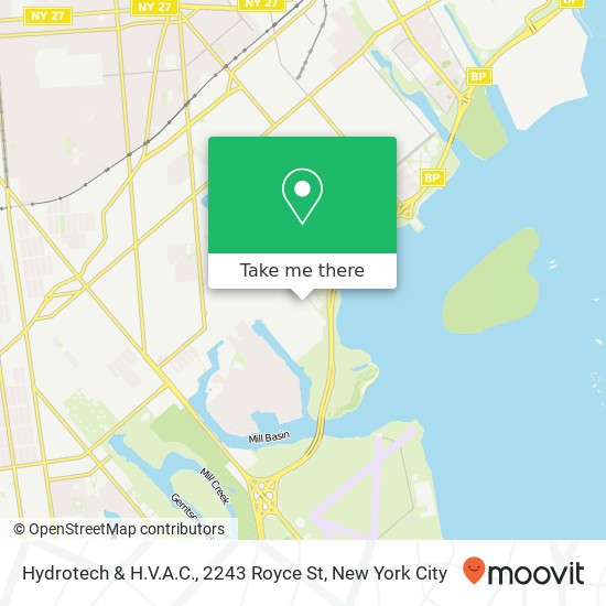 Mapa de Hydrotech & H.V.A.C., 2243 Royce St