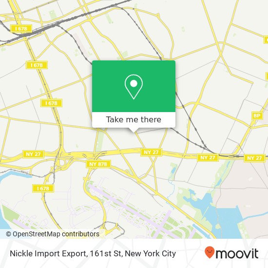 Mapa de Nickle Import Export, 161st St