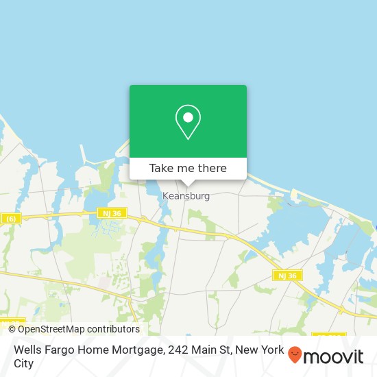 Mapa de Wells Fargo Home Mortgage, 242 Main St