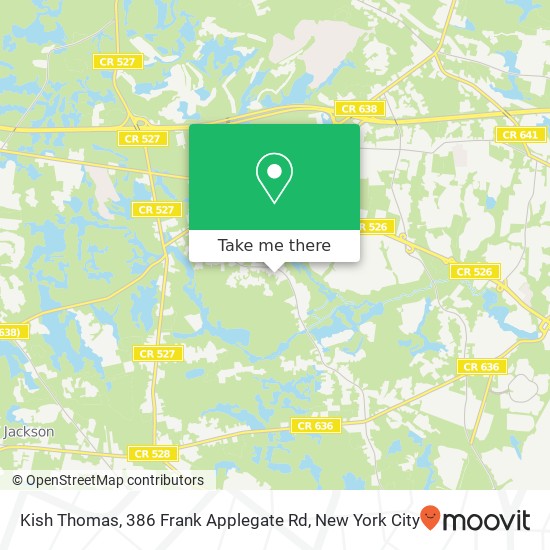 Kish Thomas, 386 Frank Applegate Rd map