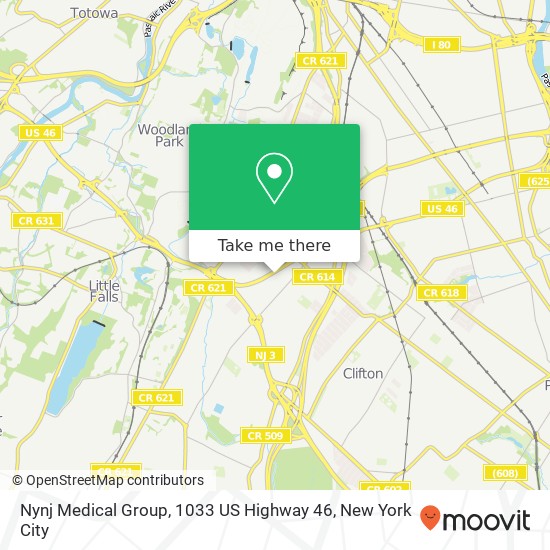 Nynj Medical Group, 1033 US Highway 46 map