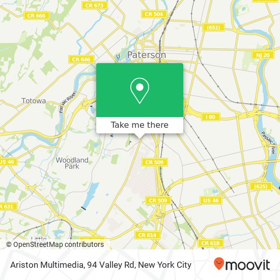 Ariston Multimedia, 94 Valley Rd map