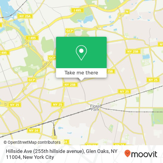 Hillside Ave (255th hillside avenue), Glen Oaks, NY 11004 map