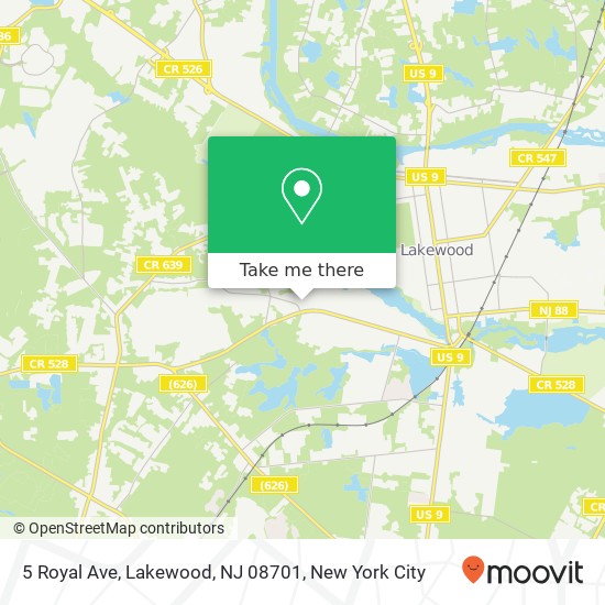 5 Royal Ave, Lakewood, NJ 08701 map