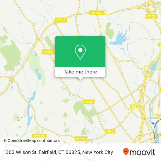 303 Wilson St, Fairfield, CT 06825 map