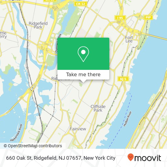 660 Oak St, Ridgefield, NJ 07657 map