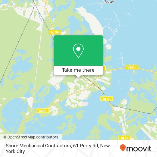 Shore Mechanical Contractors, 61 Perry Rd map