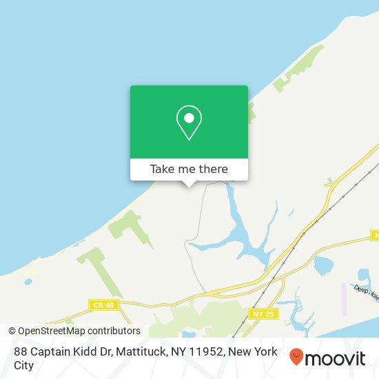 88 Captain Kidd Dr, Mattituck, NY 11952 map