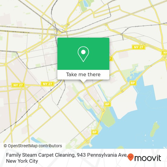 Mapa de Family Steam Carpet Cleaning, 943 Pennsylvania Ave