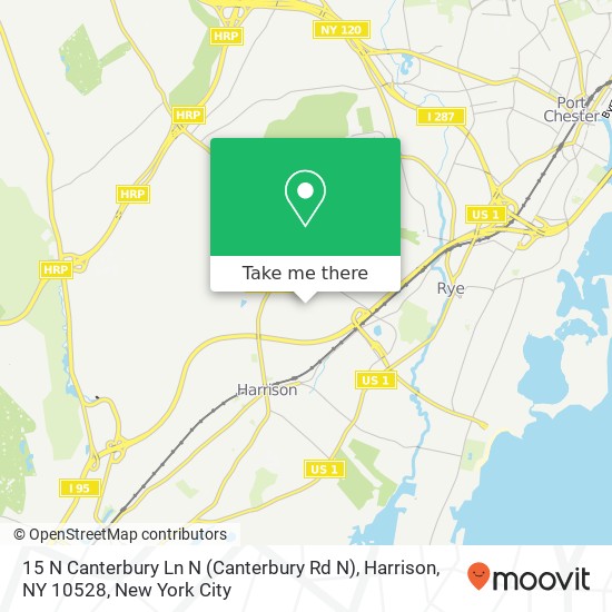 15 N Canterbury Ln N (Canterbury Rd N), Harrison, NY 10528 map