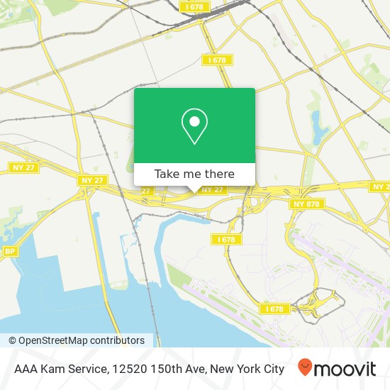 Mapa de AAA Kam Service, 12520 150th Ave