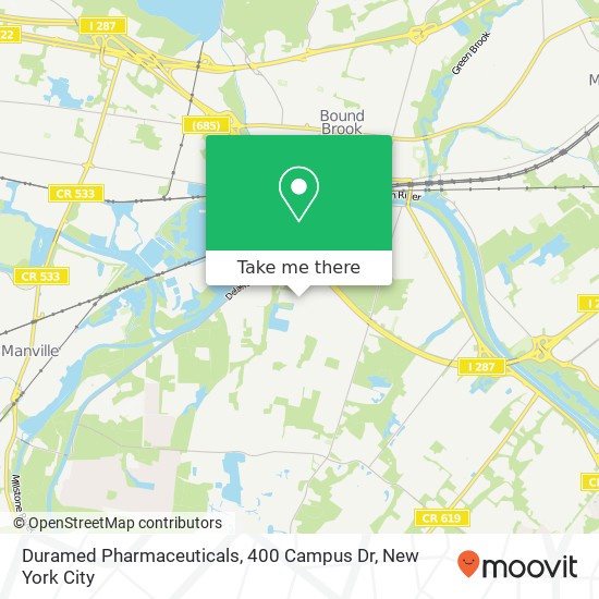 Duramed Pharmaceuticals, 400 Campus Dr map