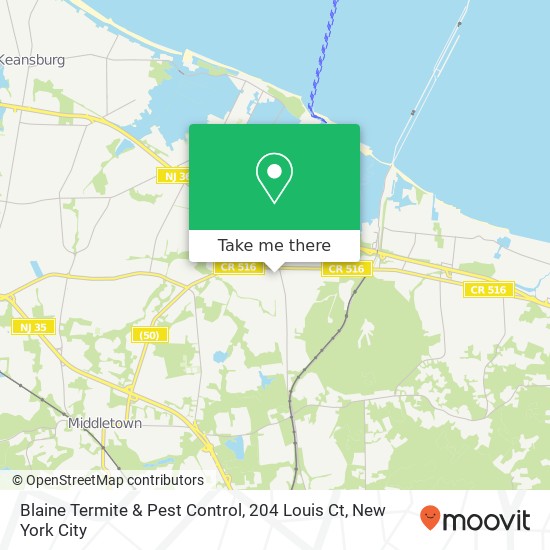 Mapa de Blaine Termite & Pest Control, 204 Louis Ct