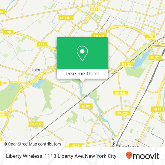 Liberty Wireless, 1113 Liberty Ave map