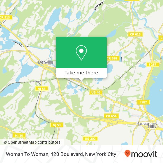 Woman To Woman, 420 Boulevard map