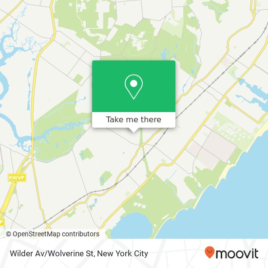 Mapa de Wilder Av/Wolverine St