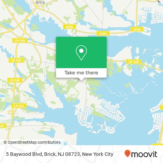 5 Baywood Blvd, Brick, NJ 08723 map