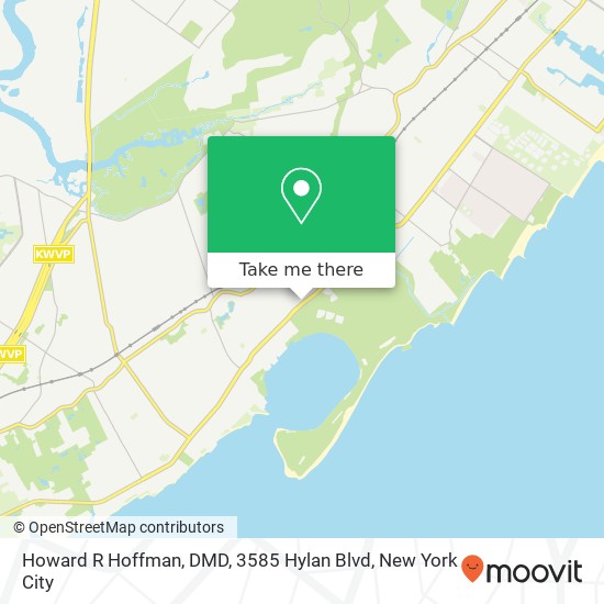 Howard R Hoffman, DMD, 3585 Hylan Blvd map