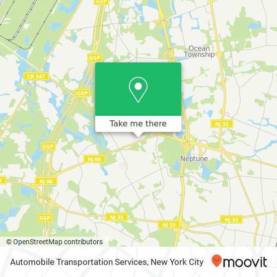 Automobile Transportation Services map