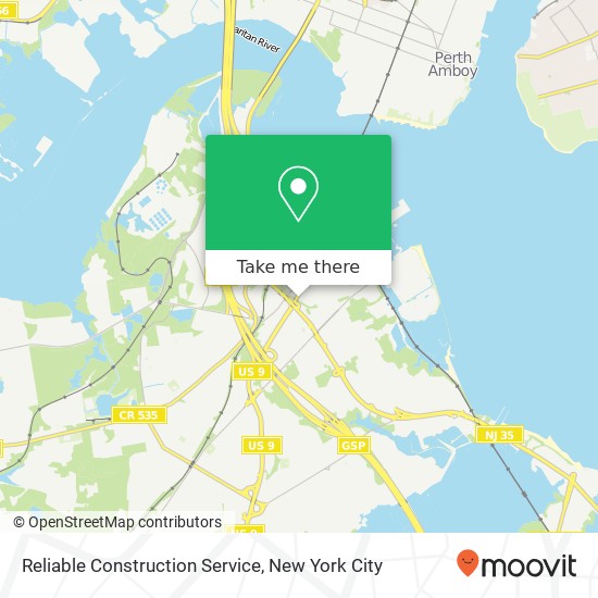 Reliable Construction Service map