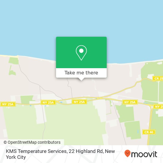 Mapa de KMS Temperature Services, 22 Highland Rd