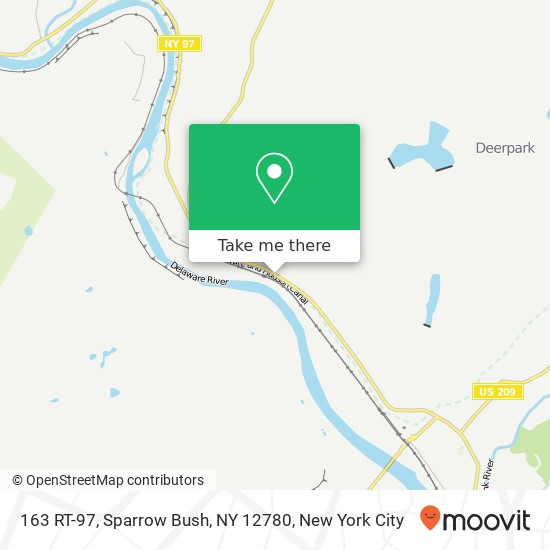 Mapa de 163 RT-97, Sparrow Bush, NY 12780