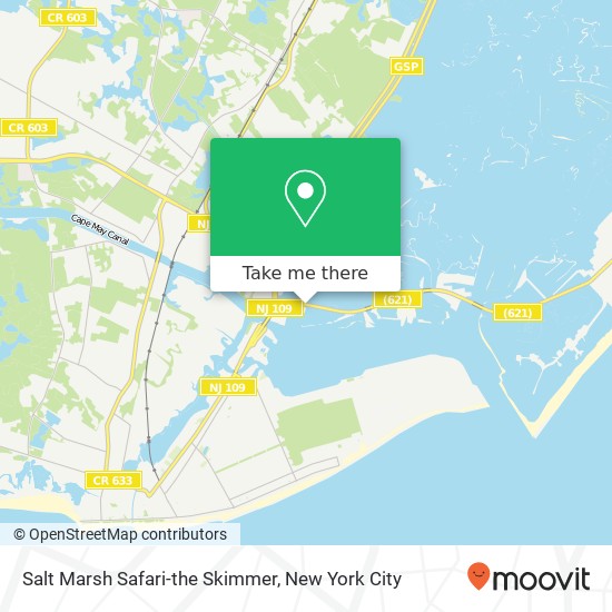 Salt Marsh Safari-the Skimmer map