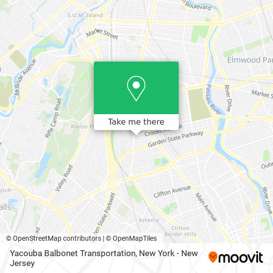 Mapa de Yacouba Balbonet Transportation