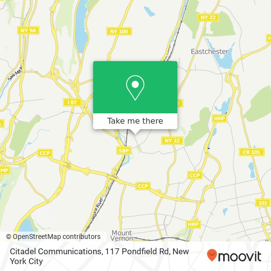 Citadel Communications, 117 Pondfield Rd map