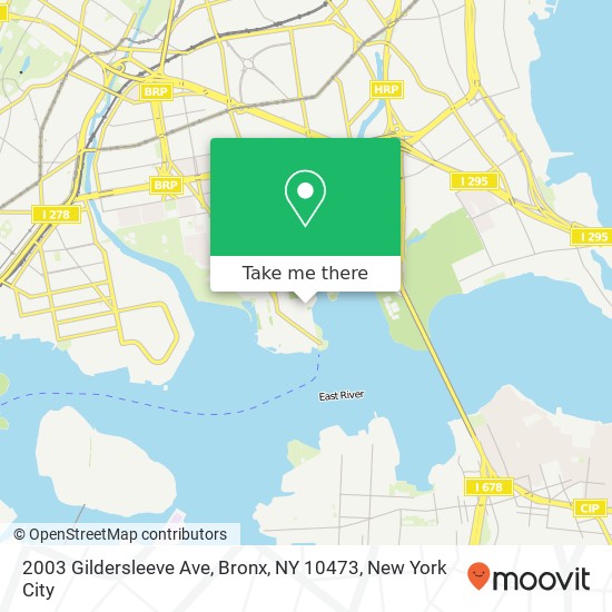 2003 Gildersleeve Ave, Bronx, NY 10473 map