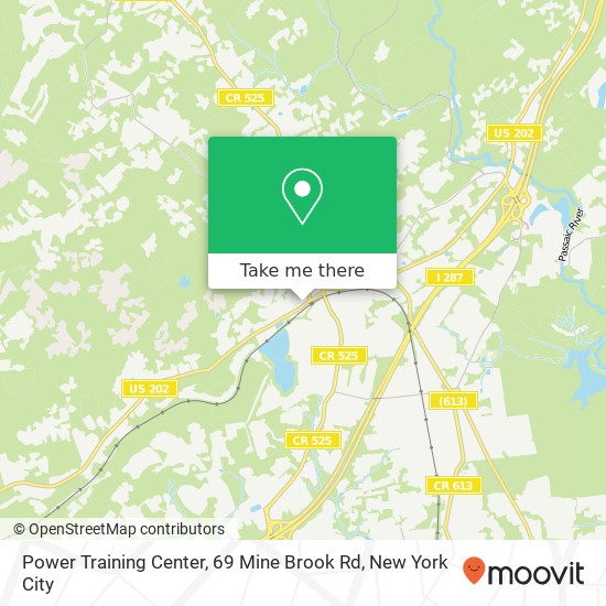 Power Training Center, 69 Mine Brook Rd map