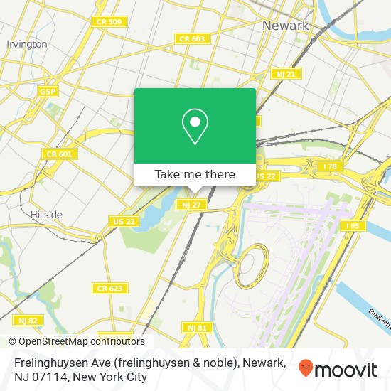 Frelinghuysen Ave (frelinghuysen & noble), Newark, NJ 07114 map